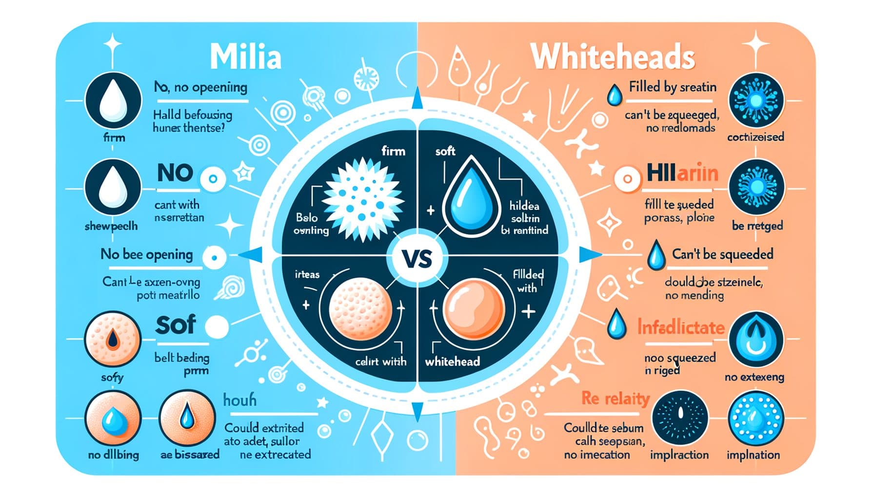 Milia vs. Valkopäät: Miksi Ero on Tärkeä